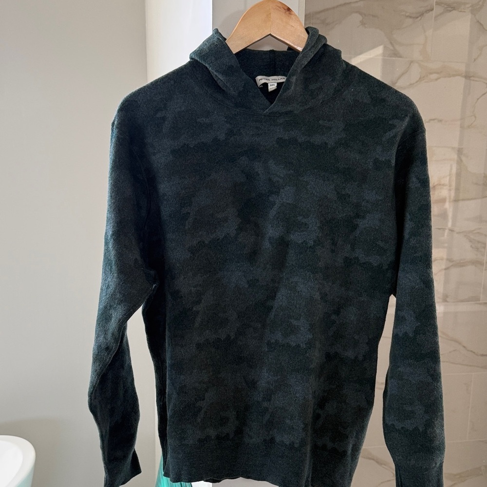 Peter Millar Deep Green Knit Pullover - image 1